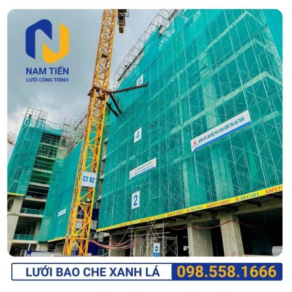 Lưới bao che màu xanh lá