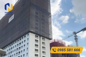 Ứng dụng của lưới mùng bao che giàn giáo