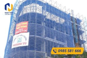 Đặc điểm nổi bật của lưới chắn bụi công trình màu xanh dương