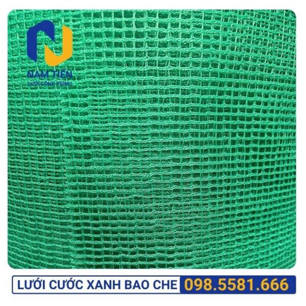 Lưới cước xanh bao che
