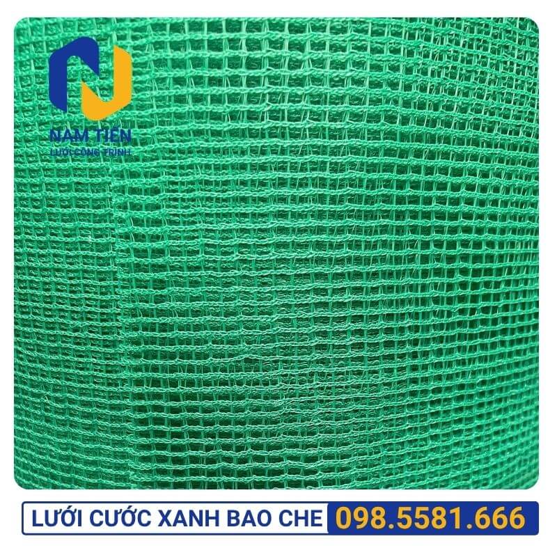 Lưới cước xanh bao che