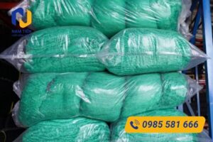 Ứng dụng lưới chống vật rơi màu xanh lá