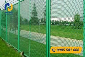 Hướng dẫn thi công hàng rào lưới B40 bọc nhựa PVC