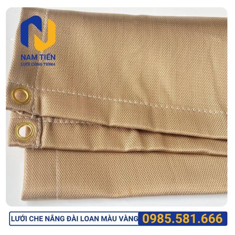 Giá lưới che nắng màu vàng